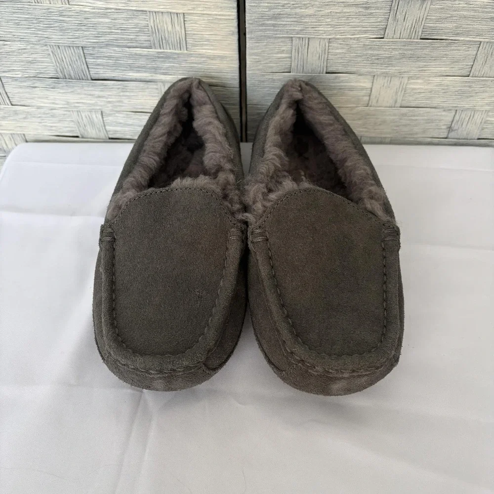 UGG Australia Kids 2 Moccasin‎ Slippers Dark Gray Twinsole